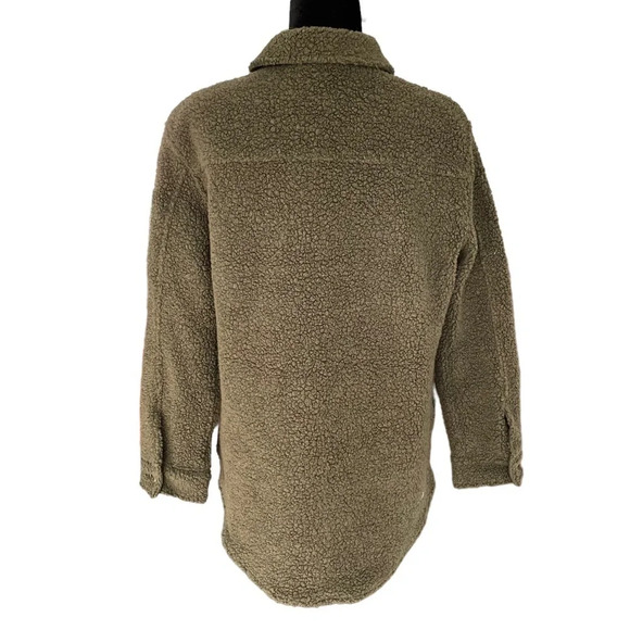 The North Face Wool Harrison Shacket in New Taupe Green Heather Medium - Picture 11 of 12